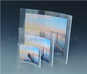 有機(jī)玻璃弧形相框